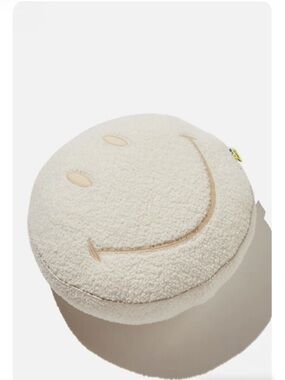 Boucle Smiley Get Cushy Cushion by Smiley